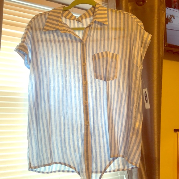Stripe tie up shirt - Picture 1 of 1